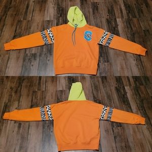 Mens Orange Converse Mascot Hoodie